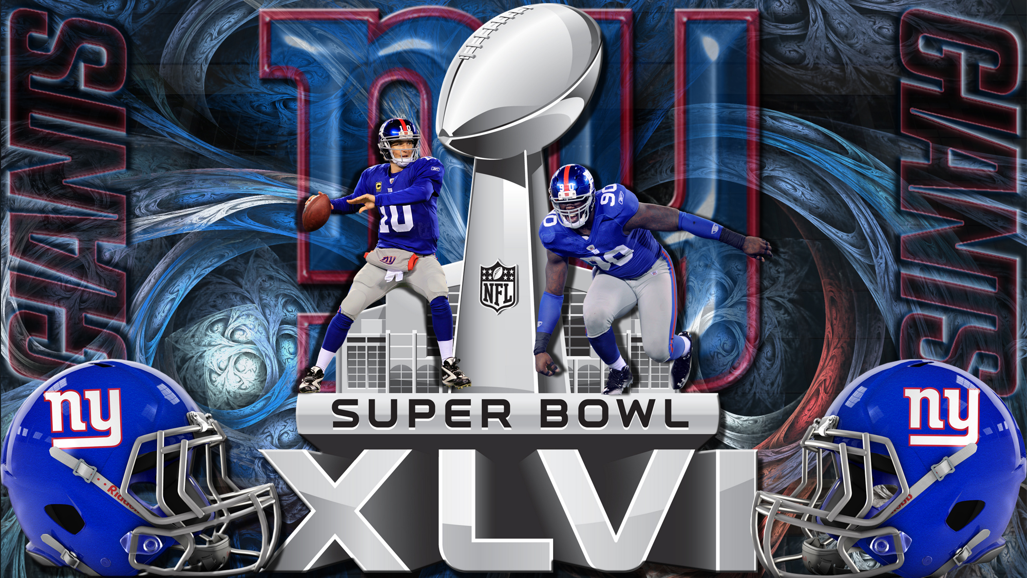 Wallpapers By Wicked Shadows: New York Giants Super Bowl Wallpaper