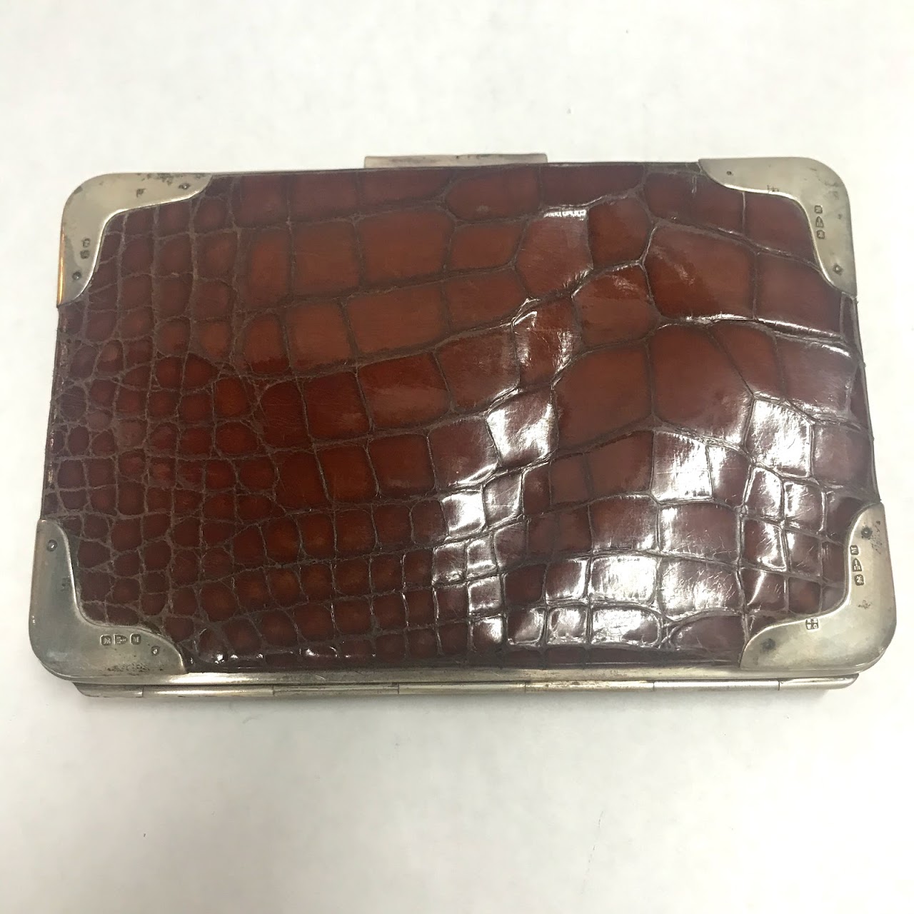 Sterling Silver and Alligator Vintage Wallet