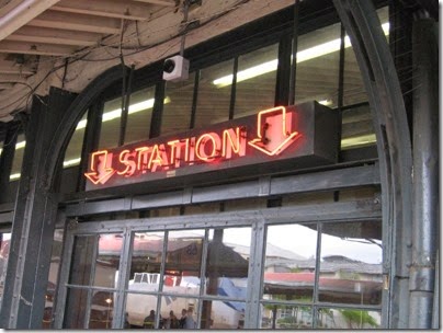 IMG_0737 Neon Sign on Platform at Union Station in Portland, Oregon on May 10, 2008