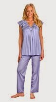 <br />Shadowline Women's Silhouette Short Cap Sleeve Pajama Set