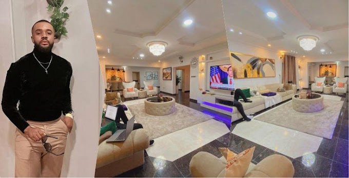 ACTOR, WILLIAMS UCHEMBA SHOWS OFF INTERIOR OF HIS LIVING ROOM