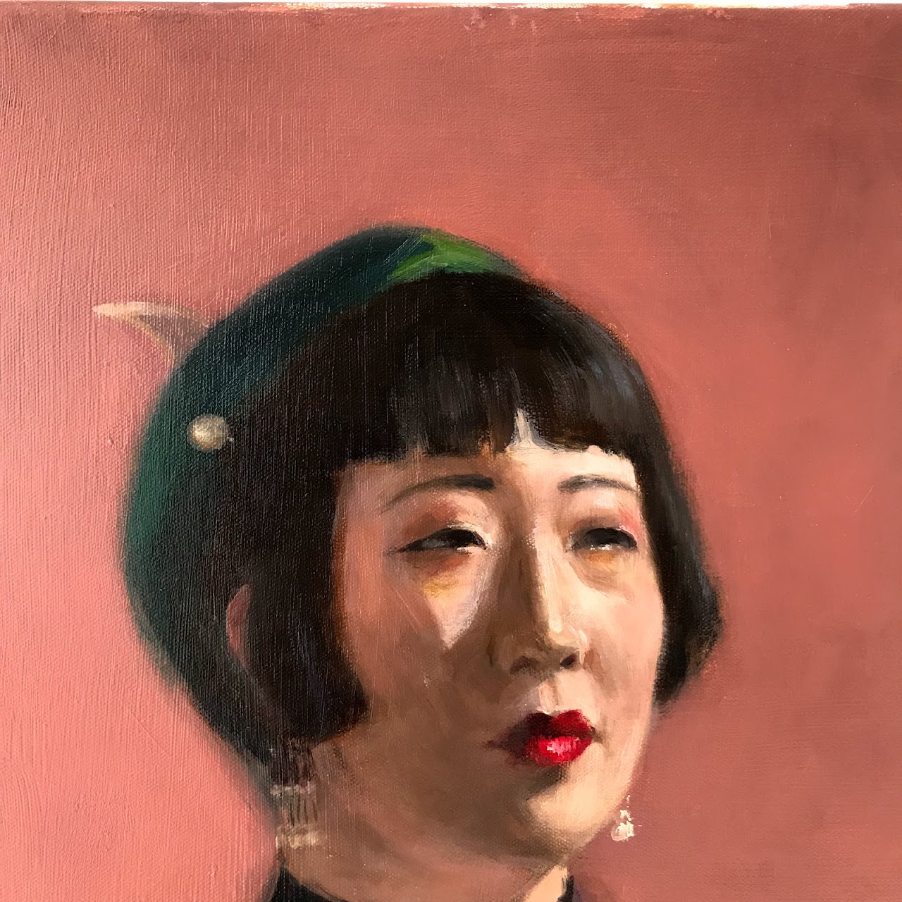 Taka Signed Oil Portrait #1