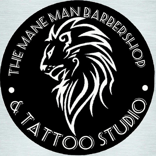 The Mane Man Barbers & Tattoo studio logo