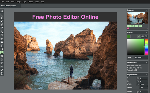 Editor de fotos online gratuito