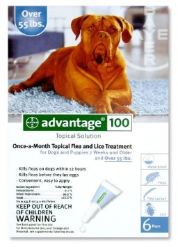  Advantage Topical Flea Treatment for Dogs