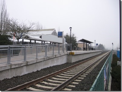 IMG_5375 TriMet Westside Express Service Platform at the Tigard Transit Center in Tigard, Oregon on January 30, 2009