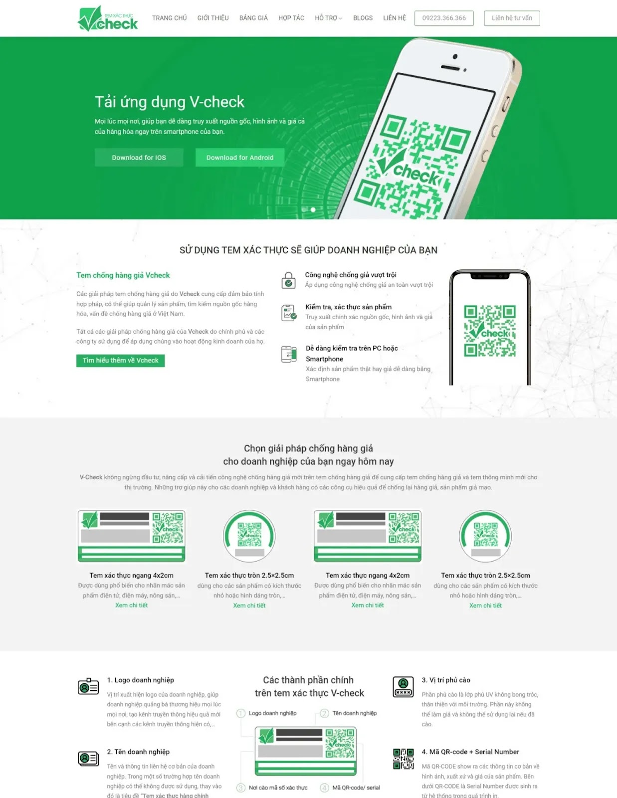 Thiết kế website landing page giới thiệu ứng dụng (VSM225) Thiết kế website landing page giới thiệu ứng dụng (VSM225)