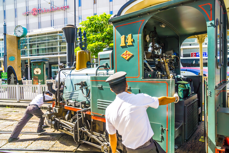 坊っちゃん列車 回転 2