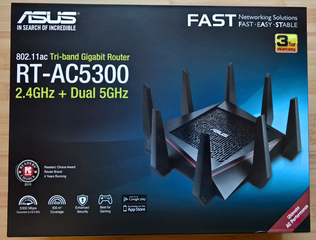 ASUS RT-AC5300, inalámbrico, enrutador, tribanda, revisión, rendimiento, red