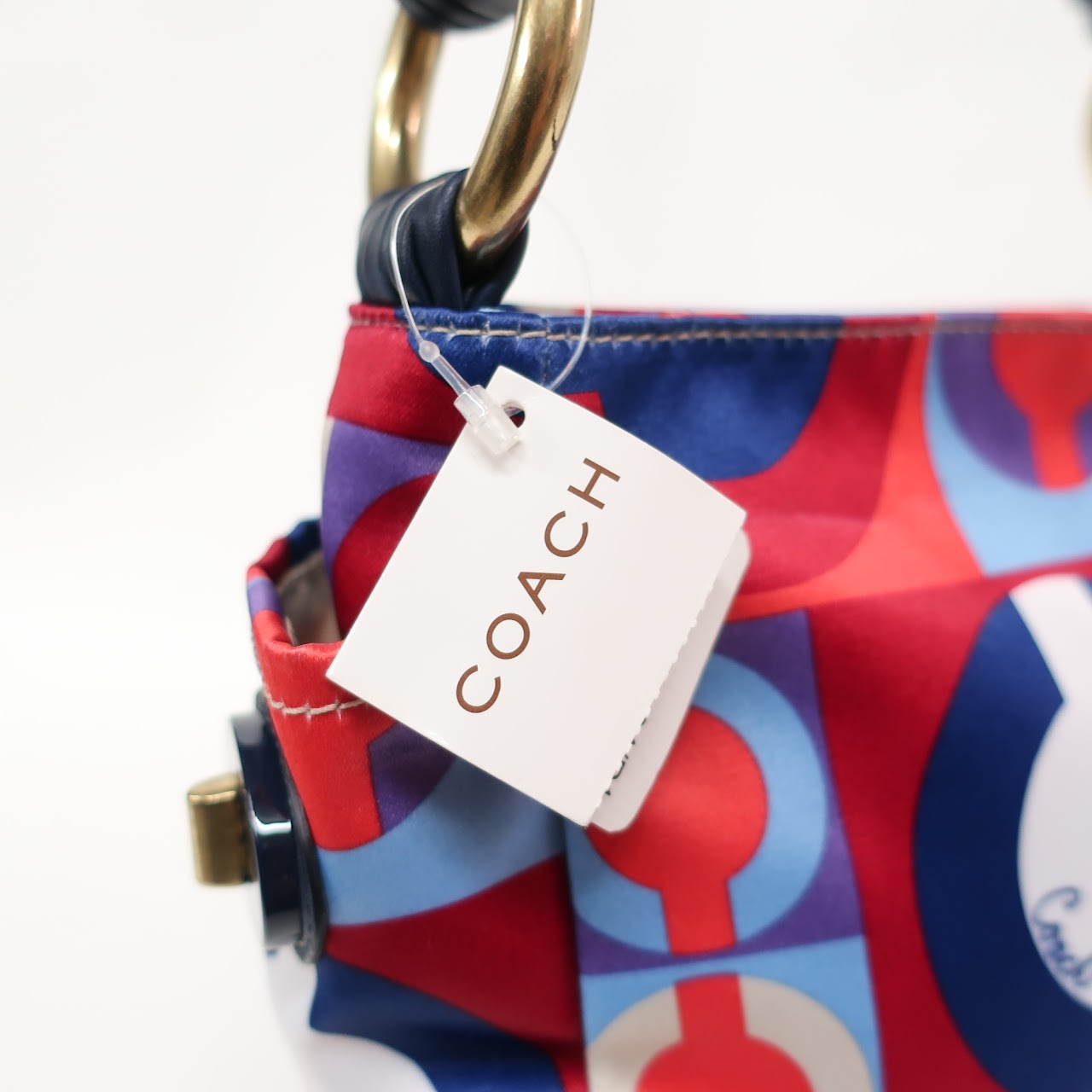 Coach Satin Multicolor Handbag