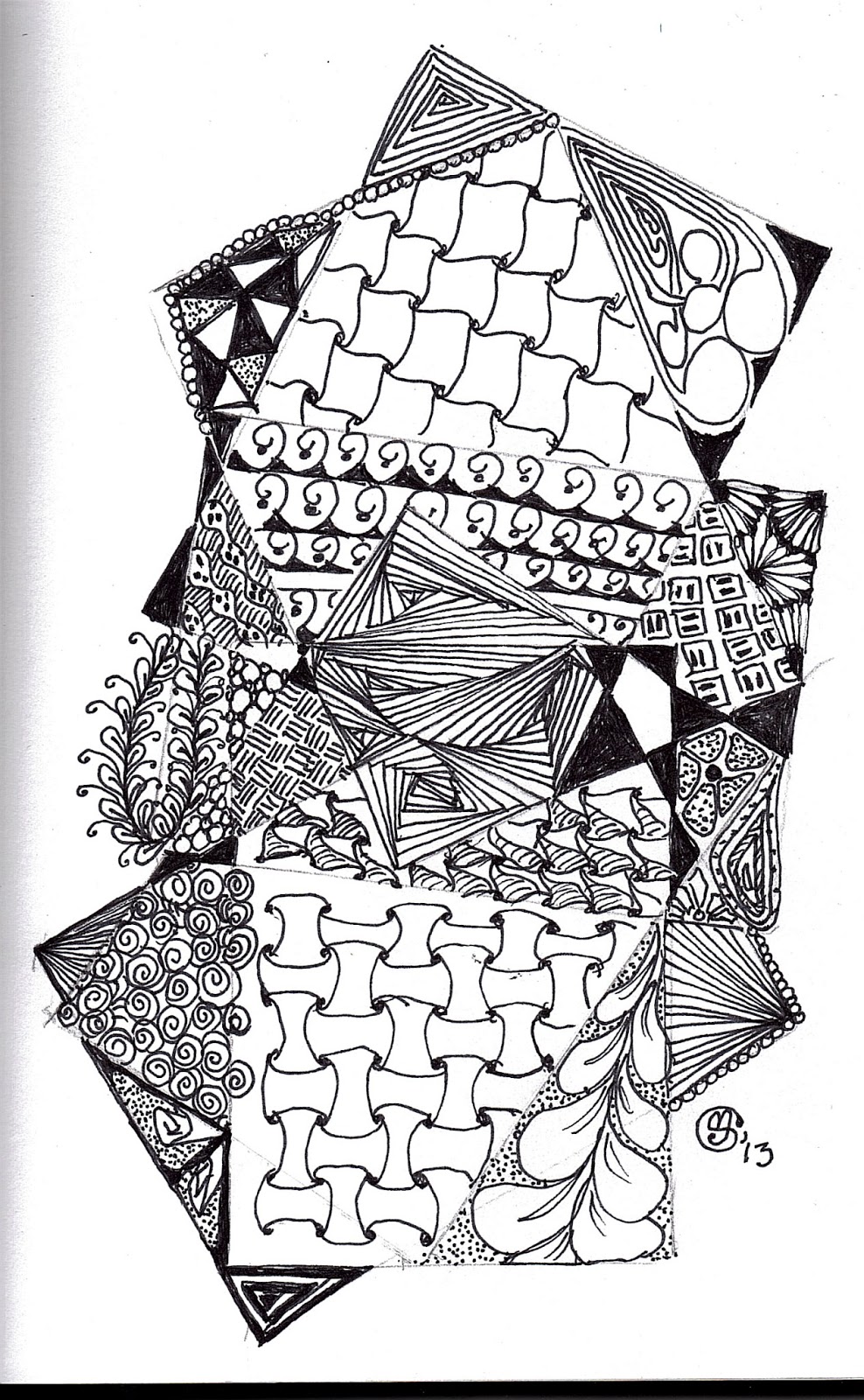 The Mooka Maven Zentangle Inspired Art