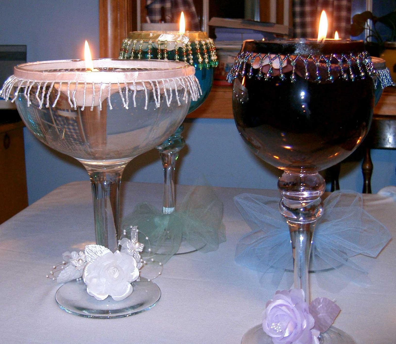 elegant beach centerpiece