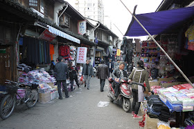 Xiaoshan Street in Shaoxing, China