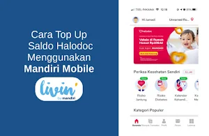 Cara Top Up Saldo Halodoc Menggunakan Mandiri Mobile