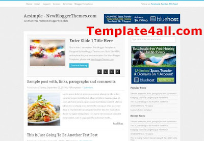 News Blog Magazine Blogger Template