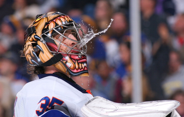 Al Montoya Islanders — Game Worn Goalie Jerseys