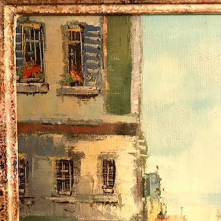 Dorschot Signed Paris Scene Oil