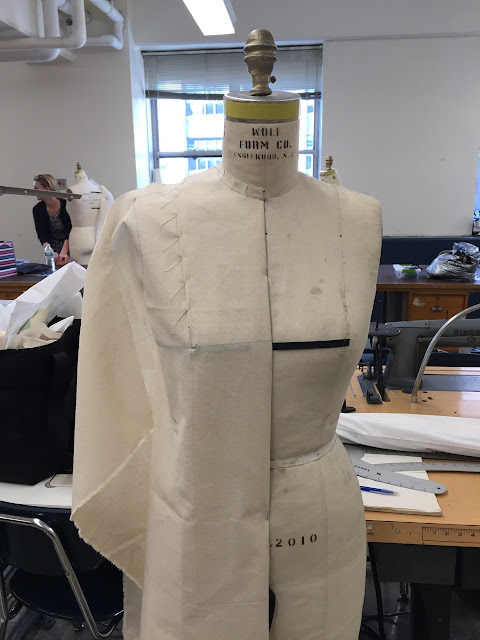 male pattern boldness: Beginning of the End: Draping Class Week 4 (of 5)