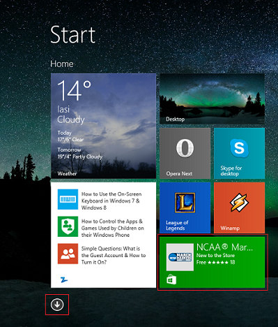 Windows 8.1, app, giochi, Store, scopri, installa, rivedi