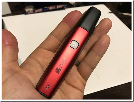 IMG 5231 thumb - 【AIO的なやーつ】VAPTIO C-FLAT KIT（バプティオ・シーフラットキット）レビュー！リキッドあれば吸えちゃう系のAIO！デザインは良いんだけどちょーっと惜しい？【サーフボートみたいだね】