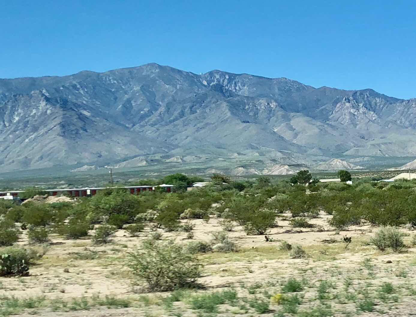 Finally, Mt. Graham International Observatory (white box in notch)