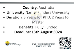 Study Free in Australia - Australian Government Research Training Program Scholarship 2024-2025