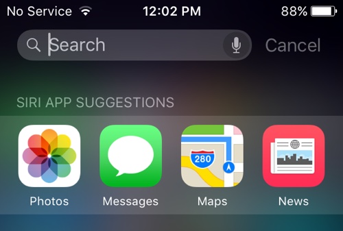 Siriappsuggestions