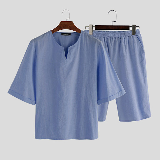 Title 2, Mens cotton pajamas for ultimate sleep comfort...