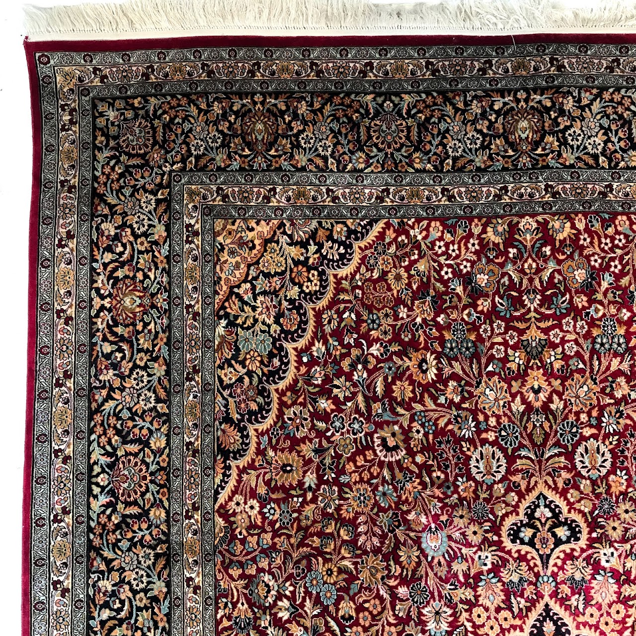 Silk Floral Carpet