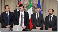 I quattro esponenti del PD alle consultazioni