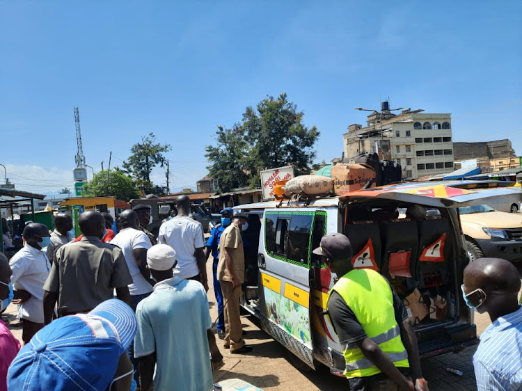 Crackdown at Kisumu bus park