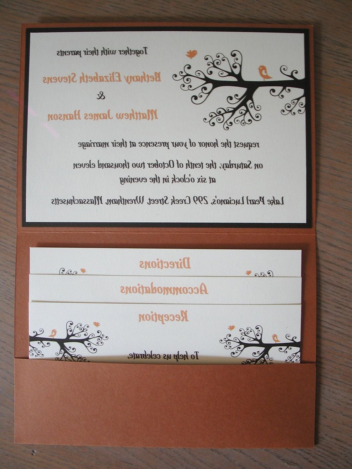 Love Birds Wedding Invitation