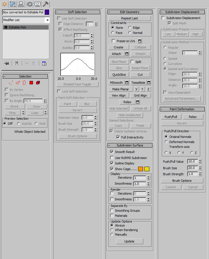 3ds Max Tips N Tricks Edit Poly Vs Editable Poly