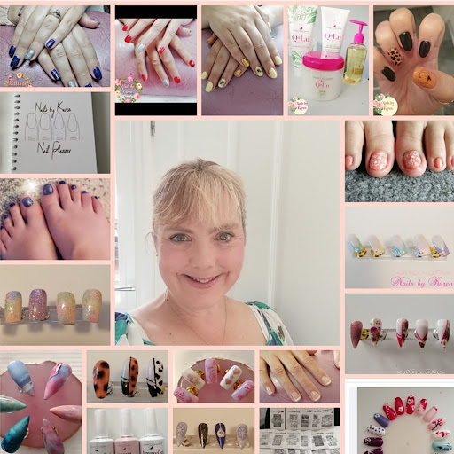 Nails by Karen - mobile nail technician logo