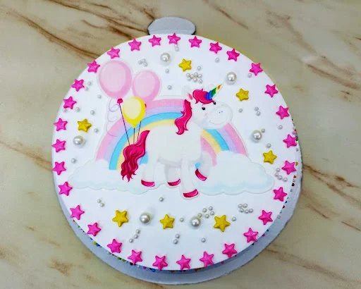 Unicorn Rainbow Cake