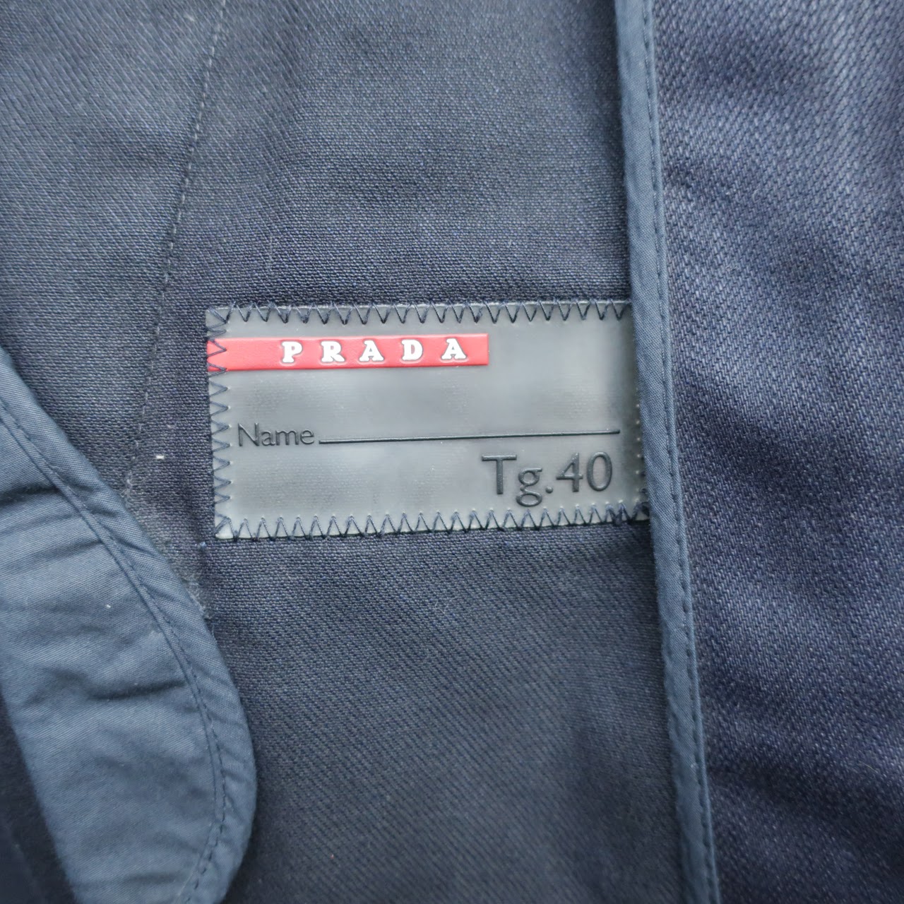 Prada Indigo Denim Coat