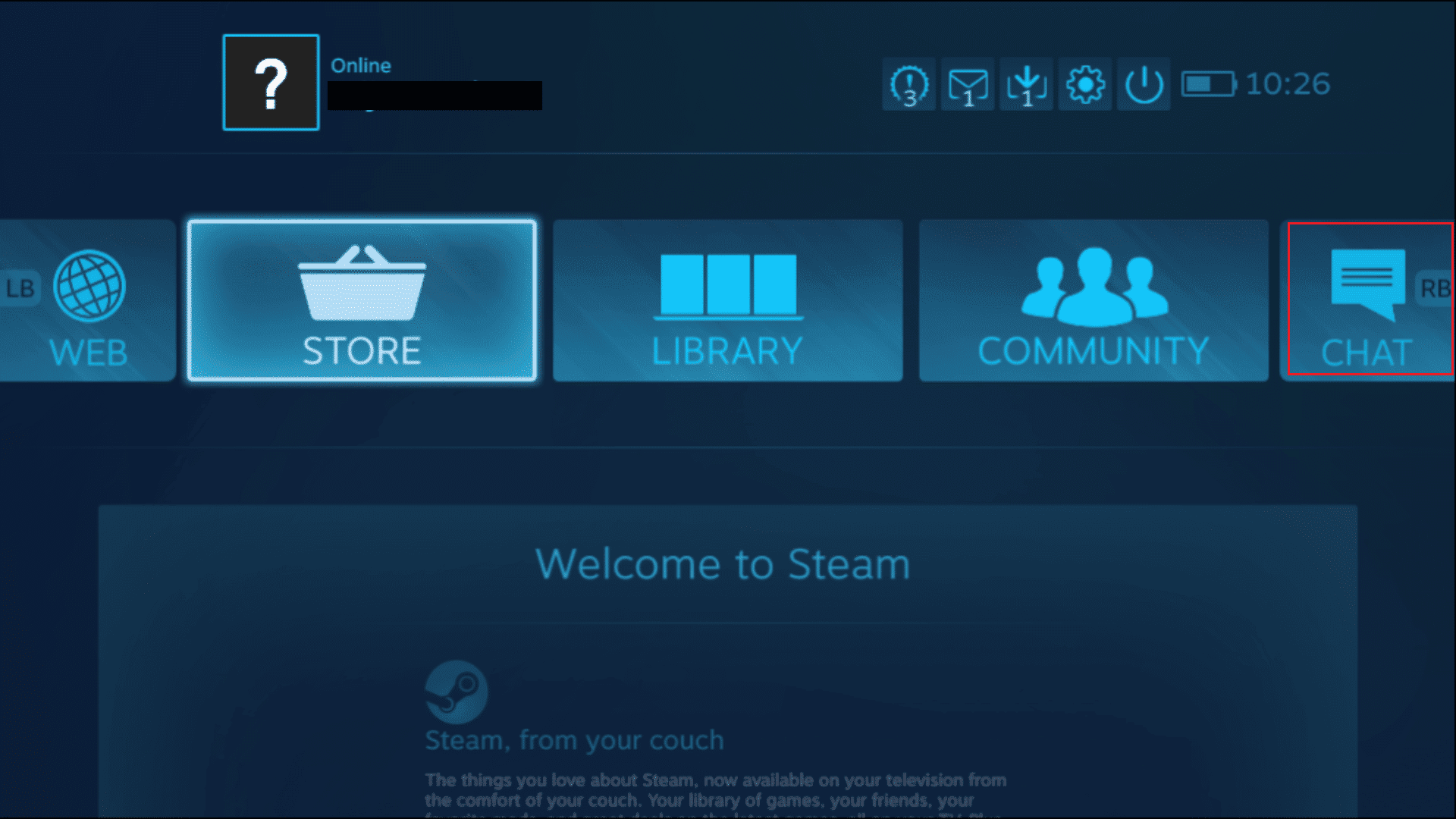 chế độ ảnh lớn steam