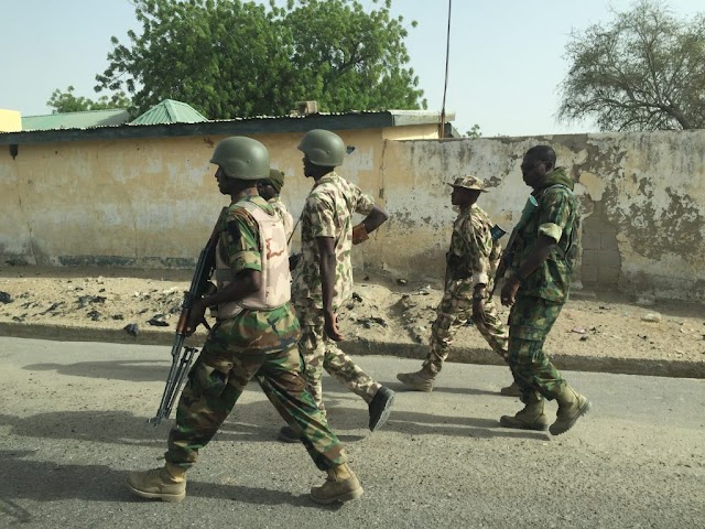 Troops raid Boko Haram illegal market, kill four terrorists in Borno