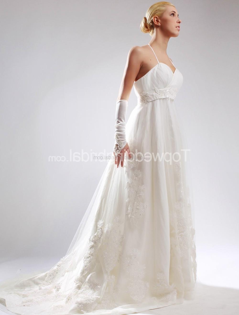 Train Tulle Wedding Gown