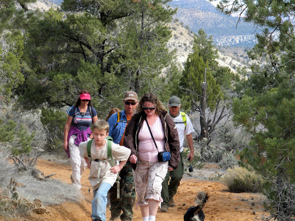 Part of the group at Yant Flat