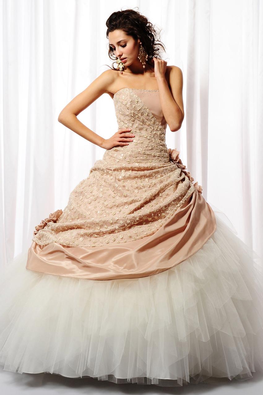 Ball Gown Straight Neckline