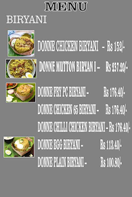 GFC Dum Biriyani menu 1