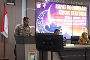 Polres Soppeng Gelar Rakor Lintas Sektoral Ops Ketupat 2024 Pengamanan Idul Fitri 1445 H