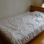 my bed in roppongi in Tokyo, Japan 