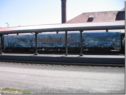 IMG_7651 Christmas Carol Train Car MRLX #801101 at Union Station in Portland, Oregon on July 1, 2009