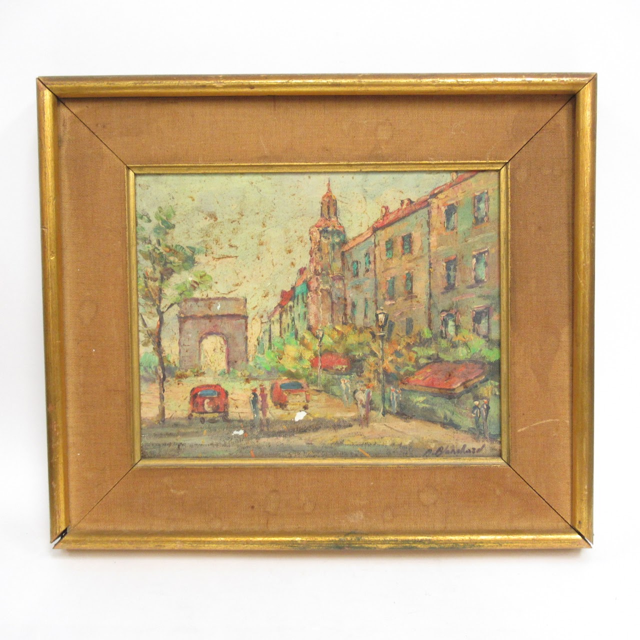 D. Blandard Signed Cityscape