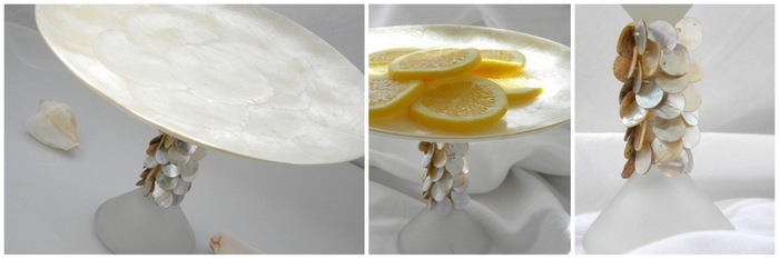 Capiz Shell Cake Plate by homework