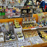 the souvenir shop at the kotoku temple in Kamakura, Japan 