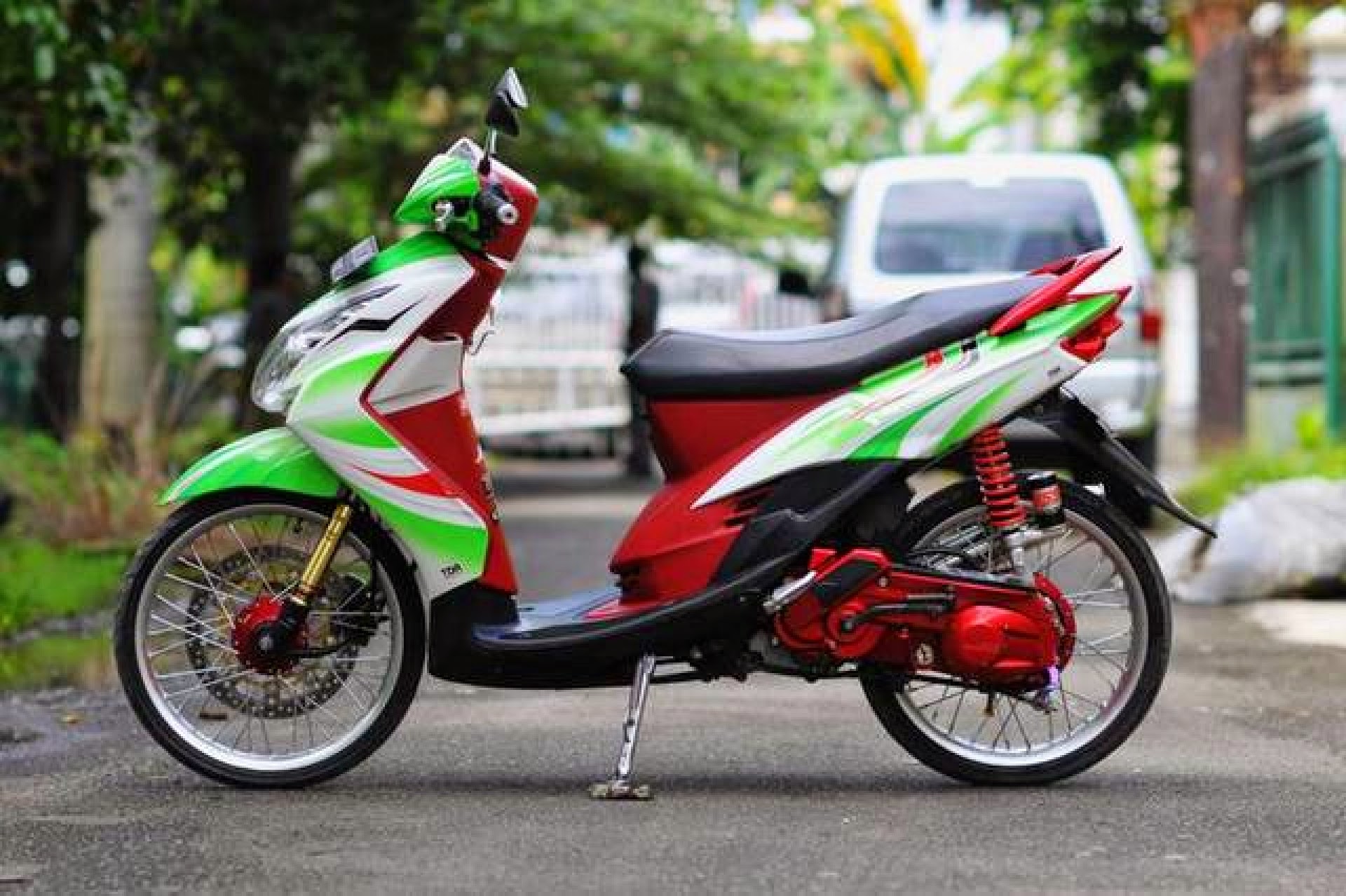 modifikasi motor yamaha mio sporty