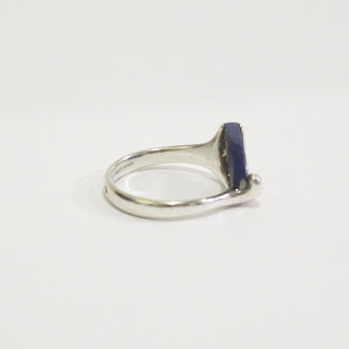 Tiffany & Co. Sterling Silver & Lapis Ring